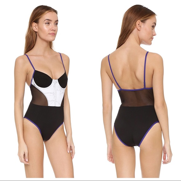 Kore Swim Other - KORE SWIM Sheer Series Obelisk One Piece Swimsuit